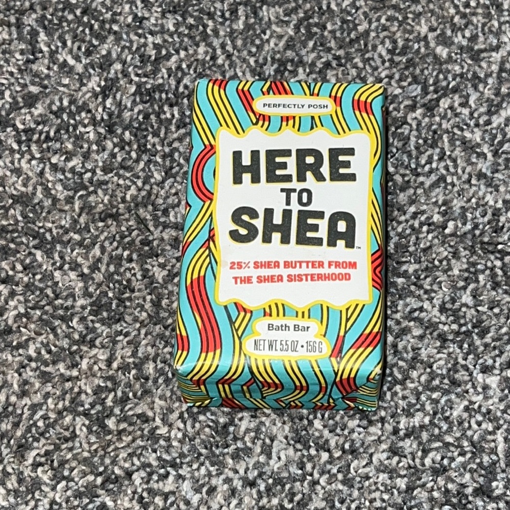 Here To Shea  bath bar
